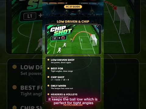 FC 27 Shooting Guide: Every Shot Type, Controls, Shot Assistance & 1v1 Finishing #FC27Shooting