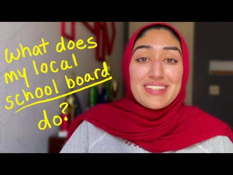 What does a school board do?