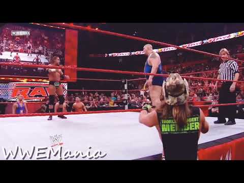 WWE Triple H vs Big Show - Special Guest Referee John Cena - NO DQ Lumberjack Match 2018