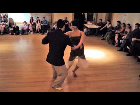 Murat and Michelle improvising in Stanford, California.