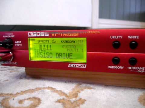 Immagine Boss VF-1 24-Bit Multiple Effects Processor 1999 - Red & Black - 8