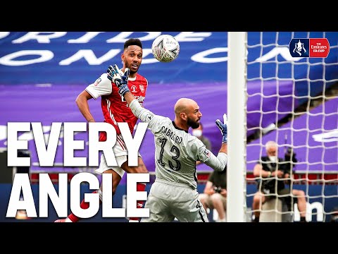 AUBA'S UNREAL FINISH 😱  Every Angle of the Game Winning Goal | Arsenal 2-1 Chelsea