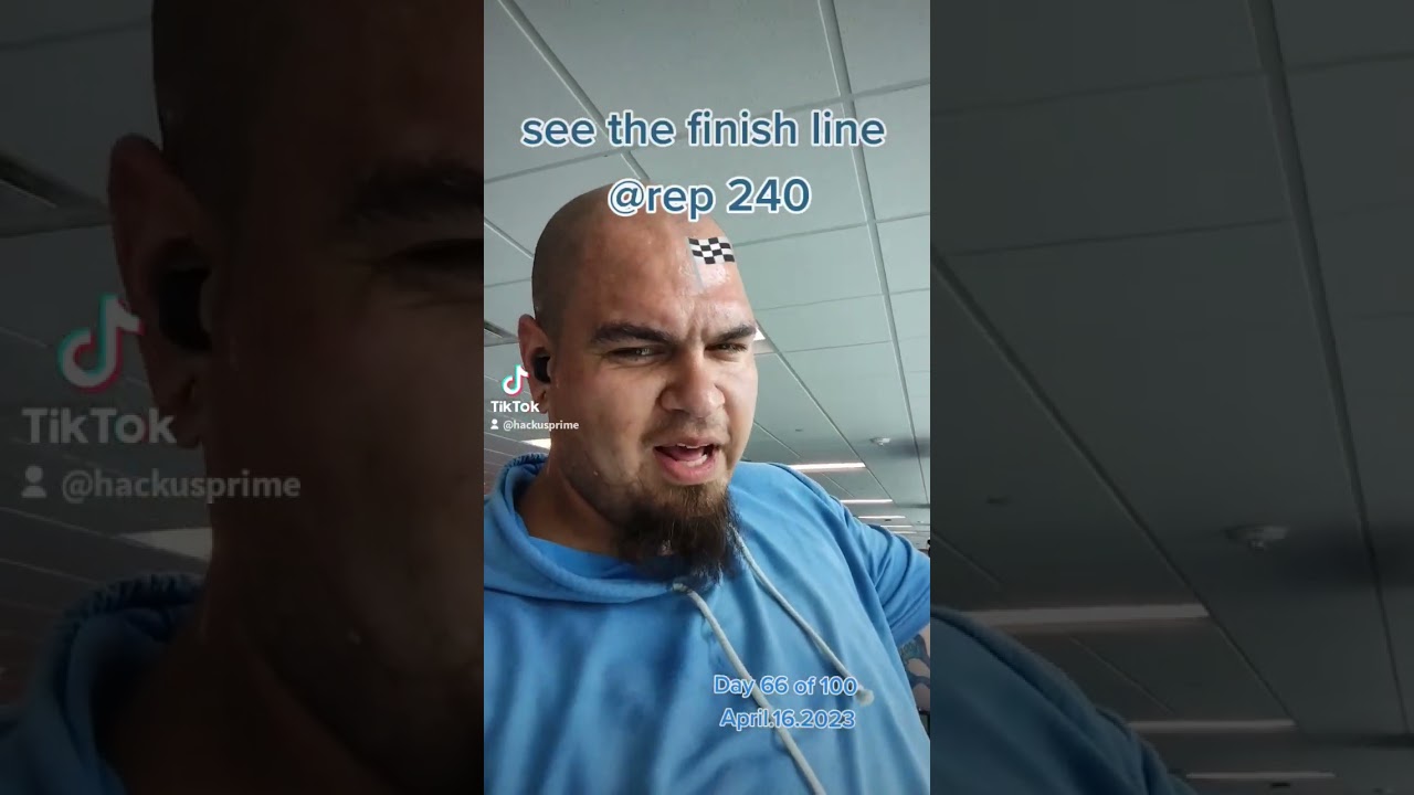 Day 66 of 300 reps a day for 100 days