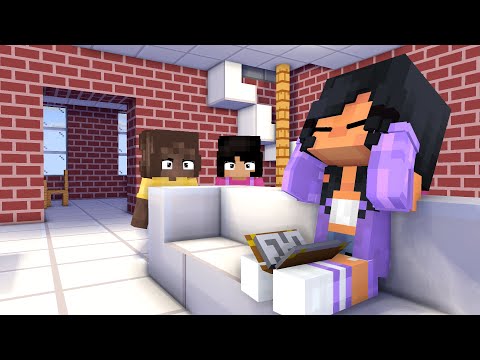 WOMP WOMP AMANDA WOOLY AND APHMAU - MINECRAFT ANIMATION #shorts