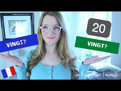 How to pronounce VINGT 20 in French | #shorts