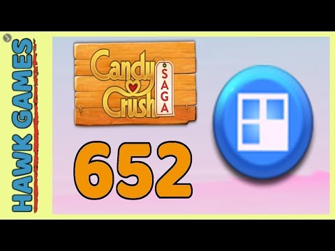 Candy Crush Saga Level 652 (Jelly level) - 3 Stars Walkthrough, No Boosters
