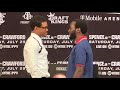 ERROL SPENCE JR SIZES UP TERENCE CRAWFORD IN FIRST FACE OFF!