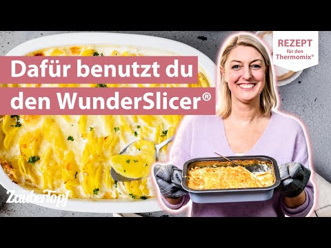 😍😍 Classic potato gratin made easy with the WunderSlicer® | Thermomix® recipe