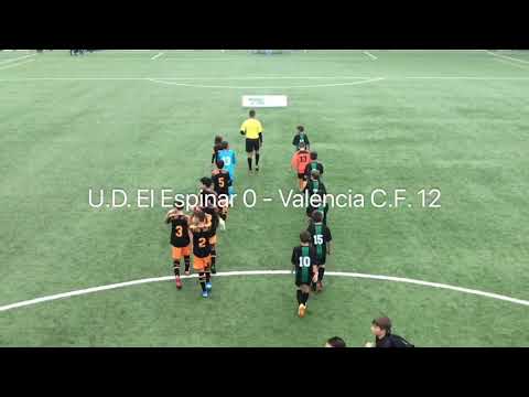 RESTV / U.D. El Espinar 0 - Valencia C.F. 12 / ALEVÍN / 1a fase