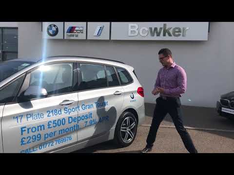 BMW 218d Sport Gran Tourer Offer
