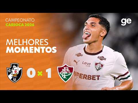 Gols e lances de Vasco da Gama x Fluminense