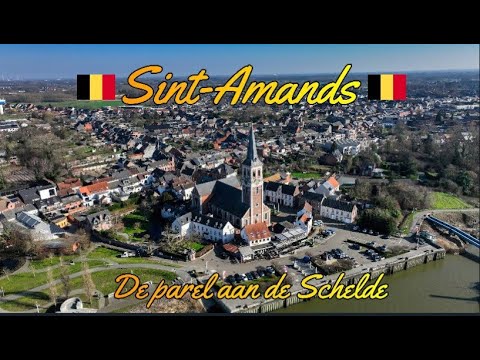 The Skyline of Sint-Amands (4K)  🇧🇪