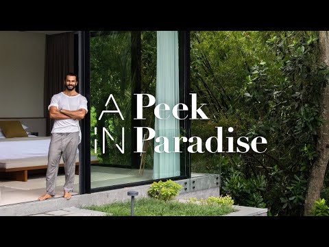 Im Inneren der Villa Bagheera: Ein japanisch inspirierter Rückzugsort am Flussufer in Pererenan, ...