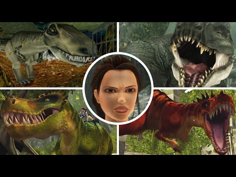 Evolution of T-Rex in Tomb Raider Games (1996-2015)