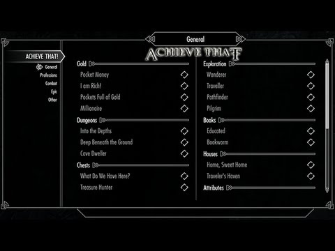 Skyrim Mod of the Day - Episode 183: Achieve That!