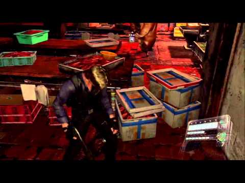 Resident Evil 6 Co-op BLIND w/ Brockcold (Leon) Part 22 - Beyblade Mines