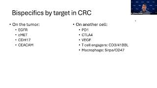 Emerging Bispecific Antibody Treatment Strategies in Advanced Colorectal Cancer: Dr. DeVito (2026)