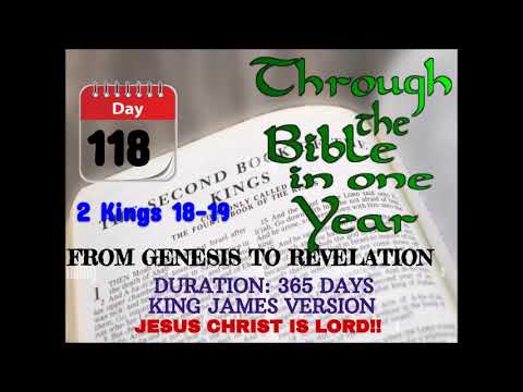 Day 118 Read the Bible in 365 Days 2022. Romans 10:17 "Faith comes by hearing the word of God."