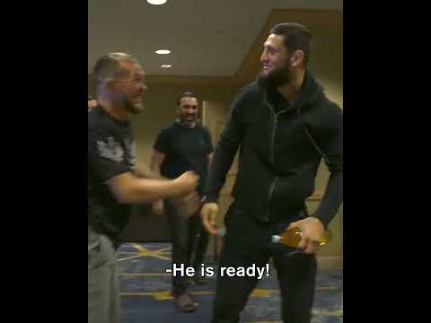 Khamzat Chimaev & Petr Yan WHOLESOME Moment UFC 273