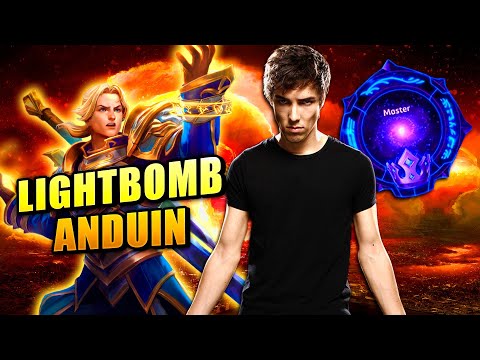 Anduin Master Lightbomb by Grubby - Heroes of the Storm Gameplay 2021