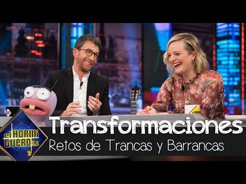 Elisabeth Moss juega con Trancas y Barrancas a las transformaciones - El Hormiguero 3.0
