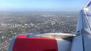 SAS Connect landing at London Heathrow