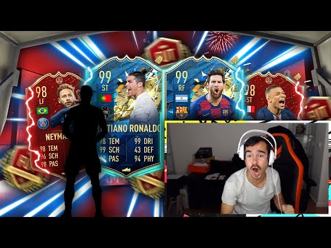 OMG!!! CRISTIANO RONALDO & MESSI 99 TOTS IN EINEM PACK😱🔥