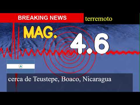 😱🚨 Terremoto cerca de Teustepe, Boaco, Nicaragua actualizaciones en vivo hoy: un temblor de magnitud