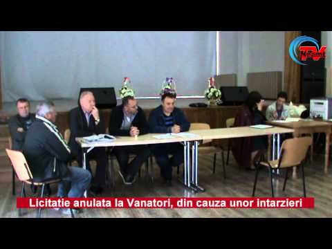 Licitatie anulata la Vanatori, din cauza unor intarzieri