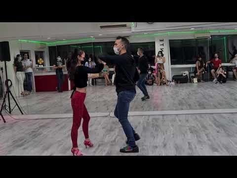 Caliente Dance Studio Singapore Bachata dance demo by Ali & Janey to Alejandra Feliz - Amor Exotico