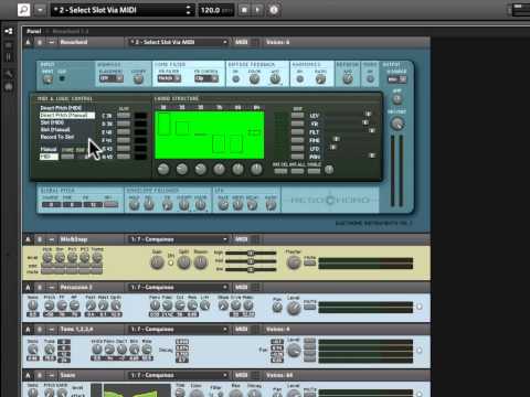 Native Instruments REAKTOR's Resochord - Parts 2 & 3 - GUI