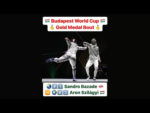 Budapest World Cup 2023 SMS - GOLD - Sandro Bazadze GEO v Aron Szilagyi HUN