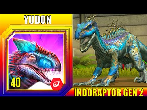 BIG PLAY YUDON VS RAPTOR GEN 2 VS PACHYGALOSAURUS | JURASSIC WORLD THE GAME