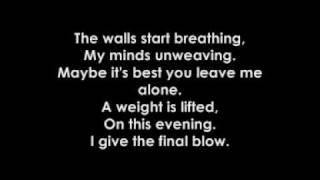 The All-American Rejects - It Ends Tonight Lyrics