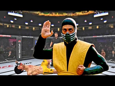 PS5 | Bruce Lee vs. MK Old Scorpion (EA Sports UFC 4)