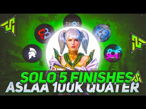 Solo 5 Finishes Assaulter Raw Pov 🔥 | Qualify For ASLAA Semi Final | GODx | iPhone 11 🚀