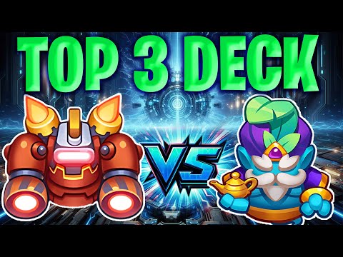 Robot Army vs Genie | Top 3 Deck Fight 🔥 | Rush Royale Phantom PvP