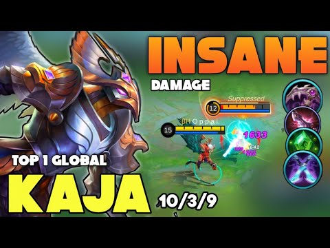 INSANE DAMAGE! KAJA BEST BUILD 2021 | TOP 1 GLOBAL KAJA GAMEPLAY | MOBILE LEGENDS✓