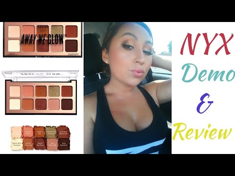 NYX away we glow eye palette hooked on glow
