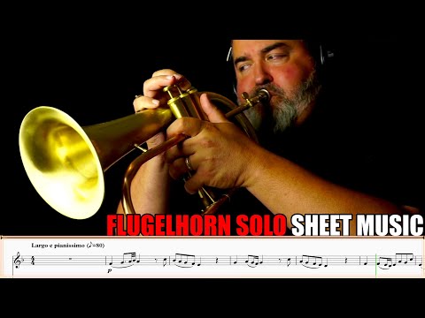 LYRICAL FLUGELHORN SOLO "Where'er You Walk" by G.F.Handel. Sheet Music Play Along!