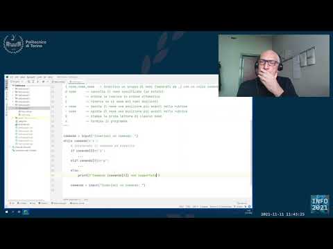 Informatica2021-L22: Esercizio sulle liste (Rubrica)