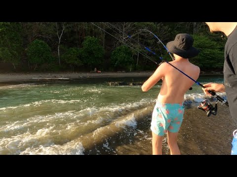 INSANE Beach Fishing Costa Rica