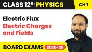 Electric Flux - Electric Charges and Fields | Class 12 Physics Chapter 1 | CBSE 2024-25