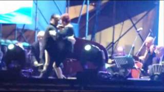 JUAN CARLOS COPES Y MARIA NIEVES JUNTO A LA SELECCION NACIONAL DEL TANGO