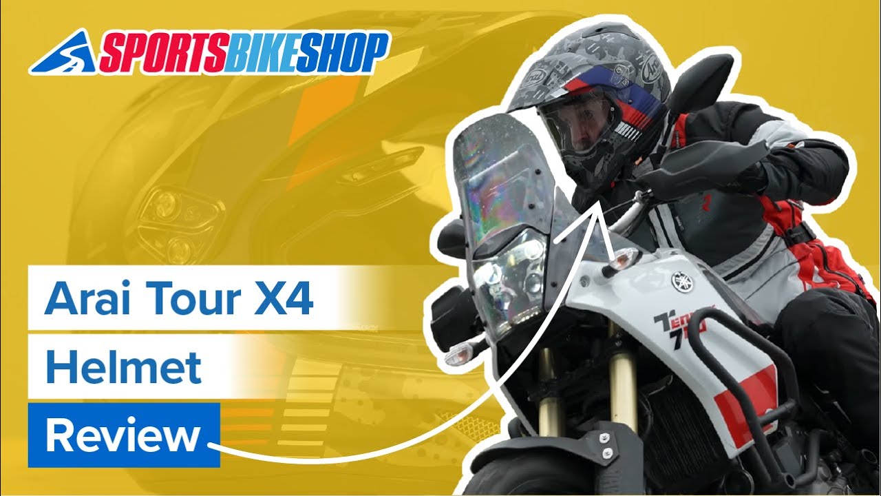 Arai Tour X4 - Depart Metallic Red Video