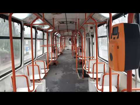 Călătorie cu tramvaiul V3A-93 #360 ( linia 36 ) între "Electronica" și Platforma Industriala Pipera