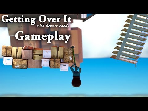 Getting Over It with Bennett Foddy - Gameplay of the new game by the QWOP creator