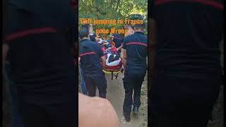 cliff jump FAIL French paramedics called out