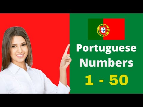 Learn Portuguese numbers 1-50. Learn How to Count in Portuguese.