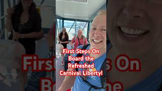 Carnival Liberty 🛳️ get ready - here comes the fun! Let’s see what’s new post dry dock. #cruise